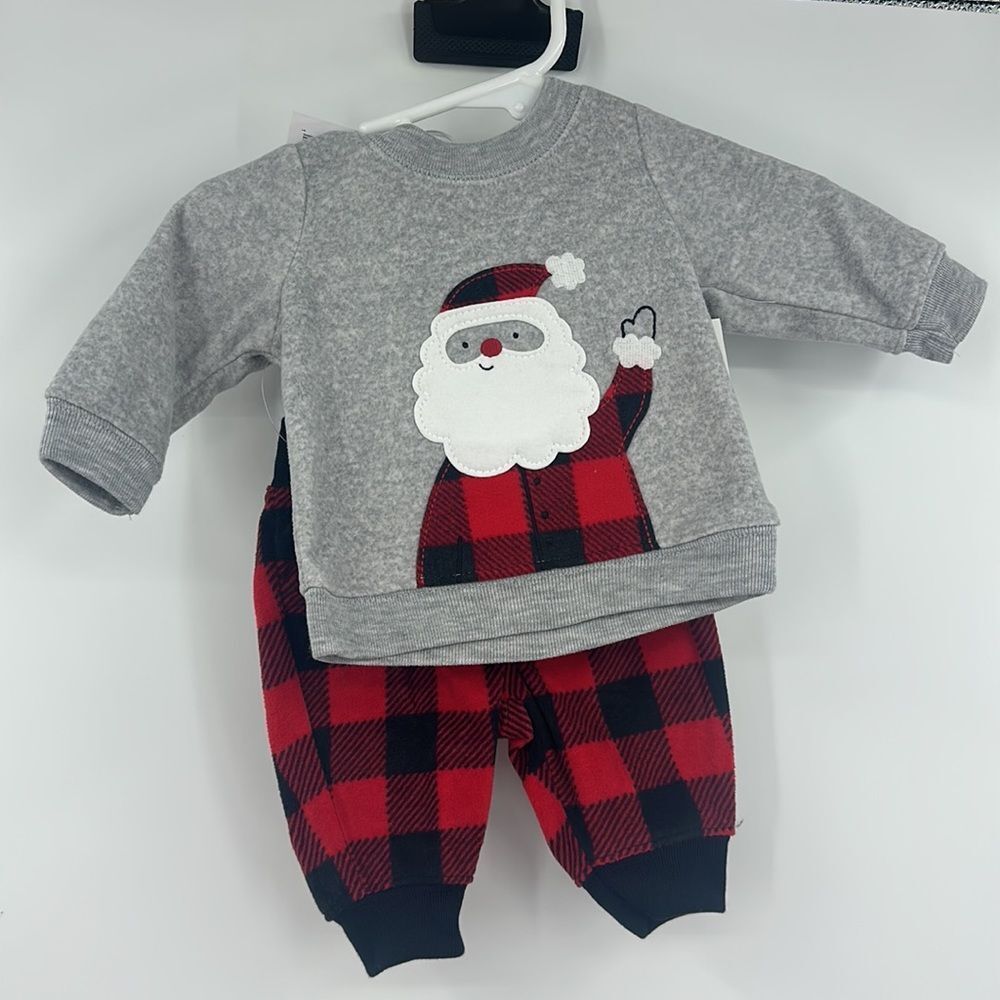 Just One You by CARTERS NWT Santa 2 ok Bundle Sz‎ Newborn - Picture 2 of 13